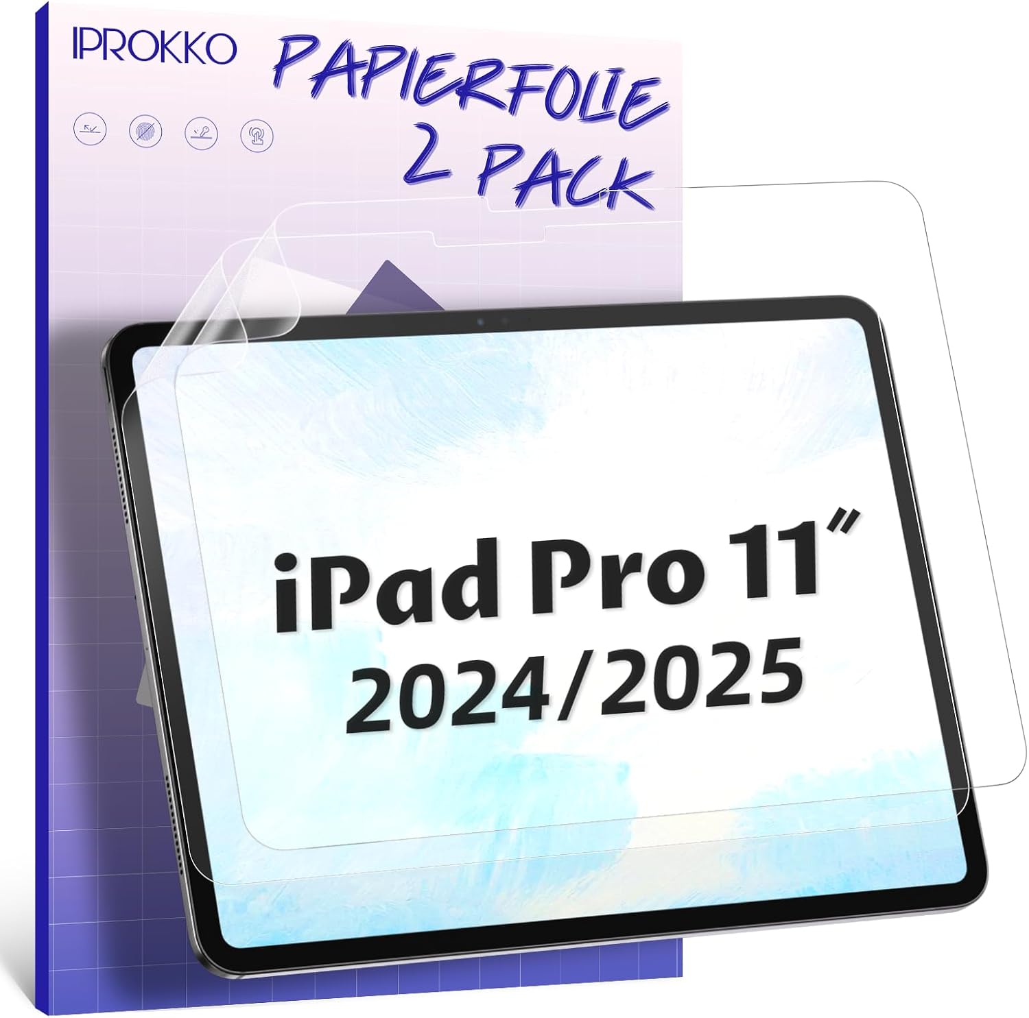 Detalle de IPROKKO Like Paper Folie für iPad Pro 11