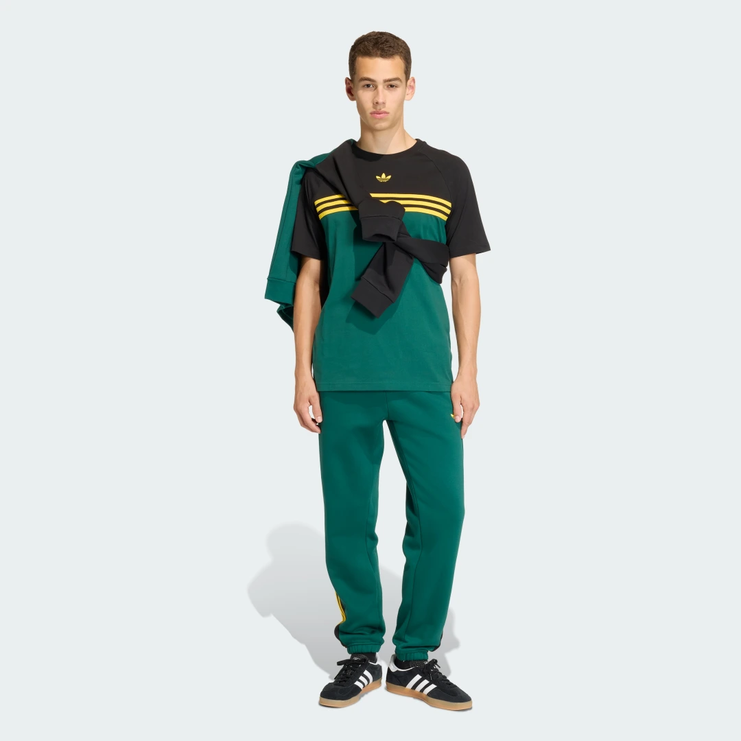 Thumbnail 2 de Pantalón de deporte Half Stripes de Adidas – Verde