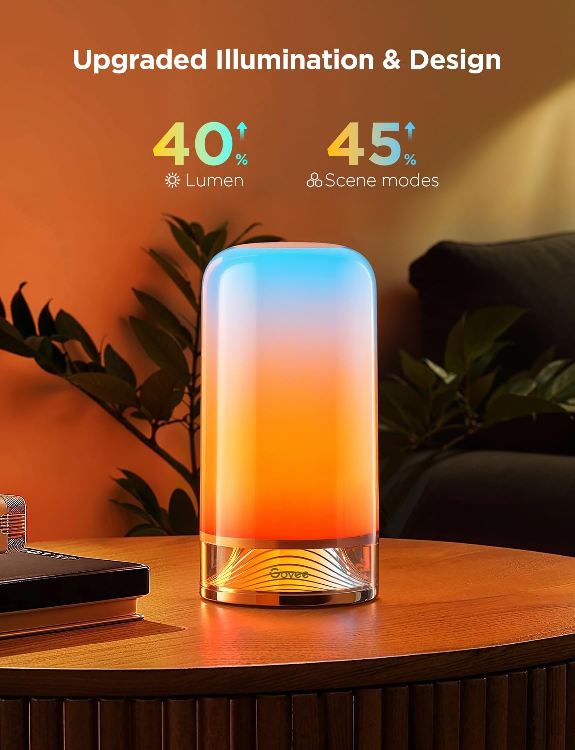 Thumbnail 1 de Govee Bedside Touch Table Lamp: RGBICWW, Matter and Alexa compatible with 70 scene modes