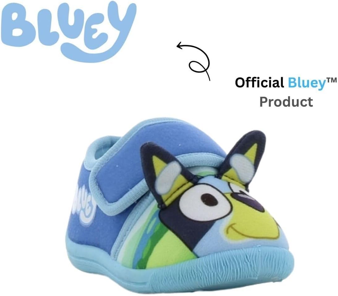 Detalle de Leomil Parent_BL_Houseshoes_Boy_noLED_All Bluey-pantoffels voor jongens