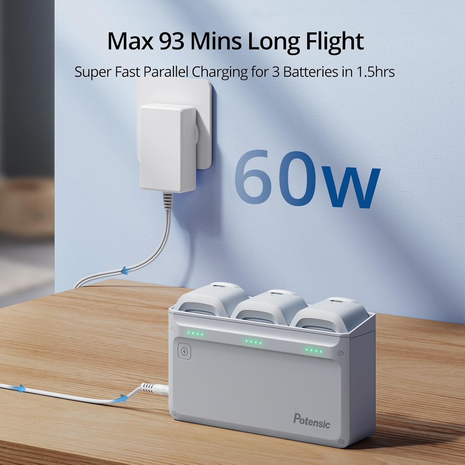 Thumbnail 2 de Potensic ATOM SE 4K GPS Drone with 93min Flight