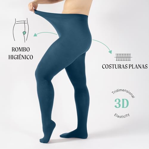 Detalle 2 de Collants CALZITALY en cachemire 150 Den