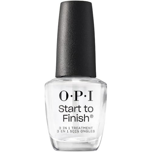 Detalle de OPI Start to Finish 3-in-1 Nail Polish Treatment: Base Coat, Top Coat, and Strengthener