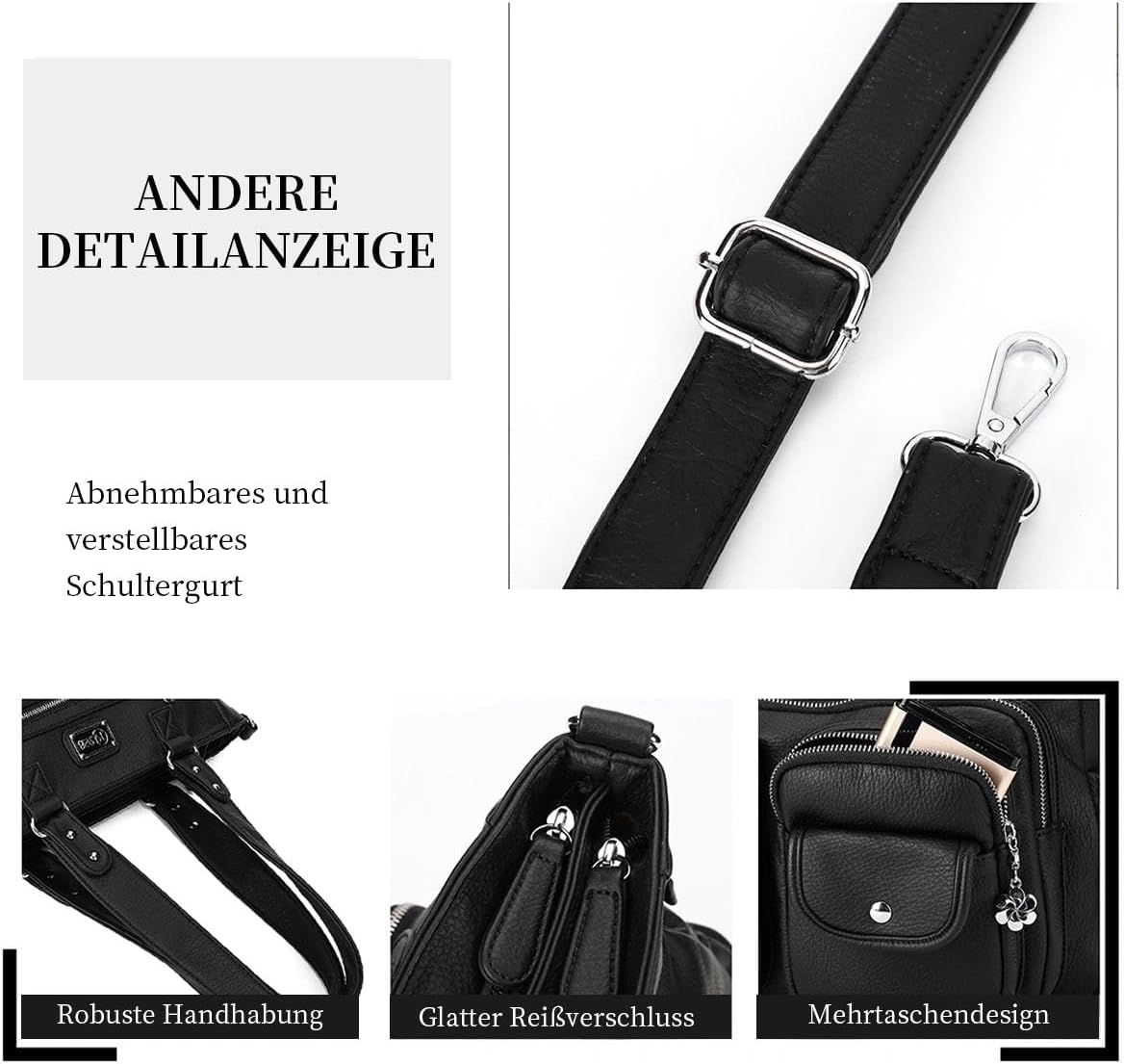 Thumbnail 6 de KL928 Handtasche Damen 42 x 13,5 x 31 cm