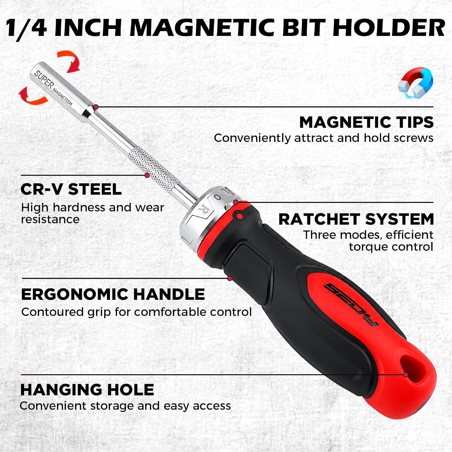 Thumbnail 2 de Ratcheting Screwdriver Bit Set, 26-Piece