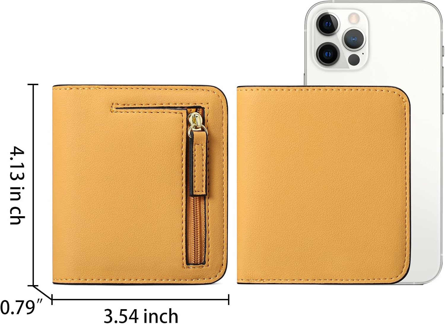 Thumbnail 4 de GAEKEAO Women's RFID Blocking Leather Compact Bi-fold Wallet