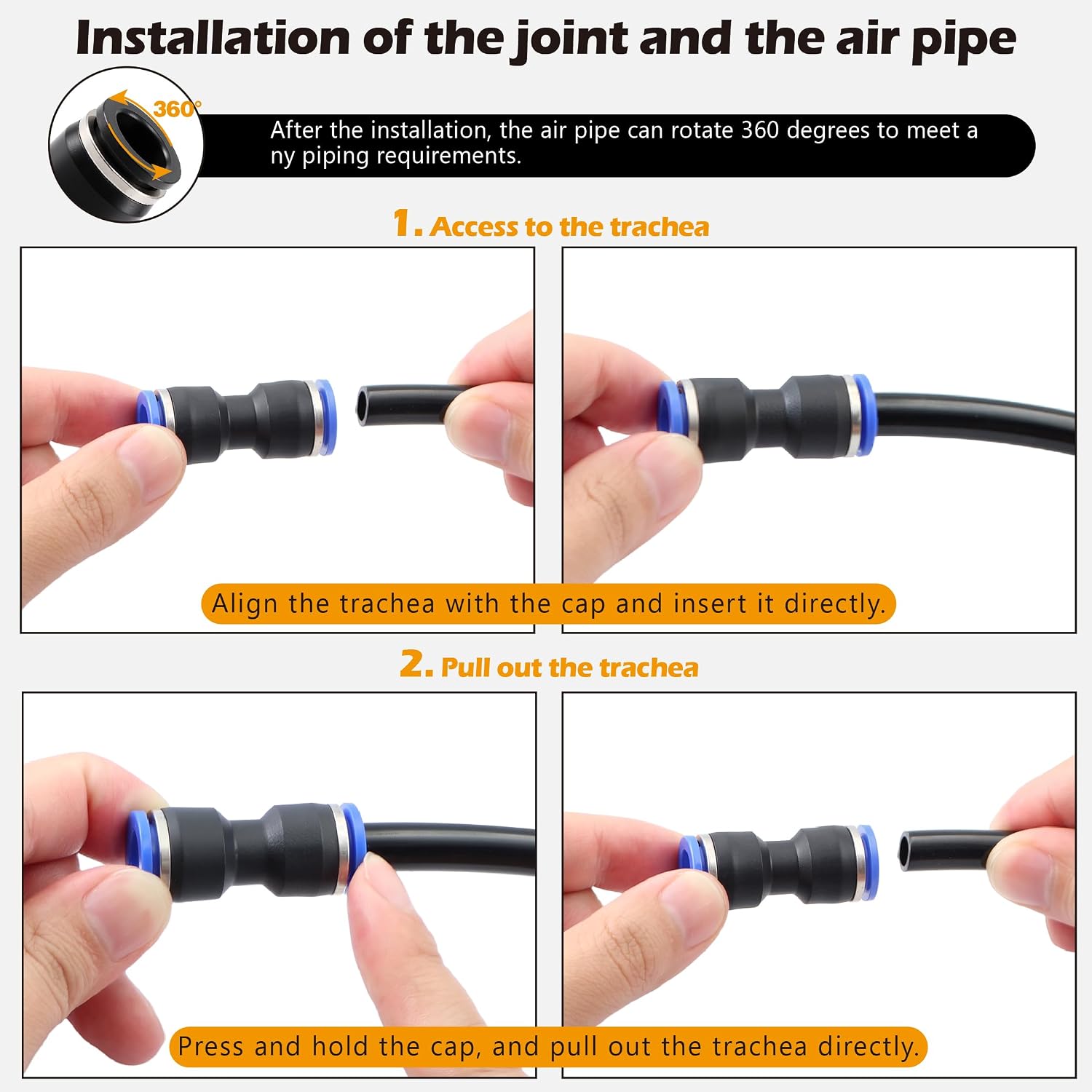 Thumbnail 6 de Taxutor 126-Piece Quick-Connect Air Hose Fitting Kit, 1/4", 3/8" and 1/2" NPT