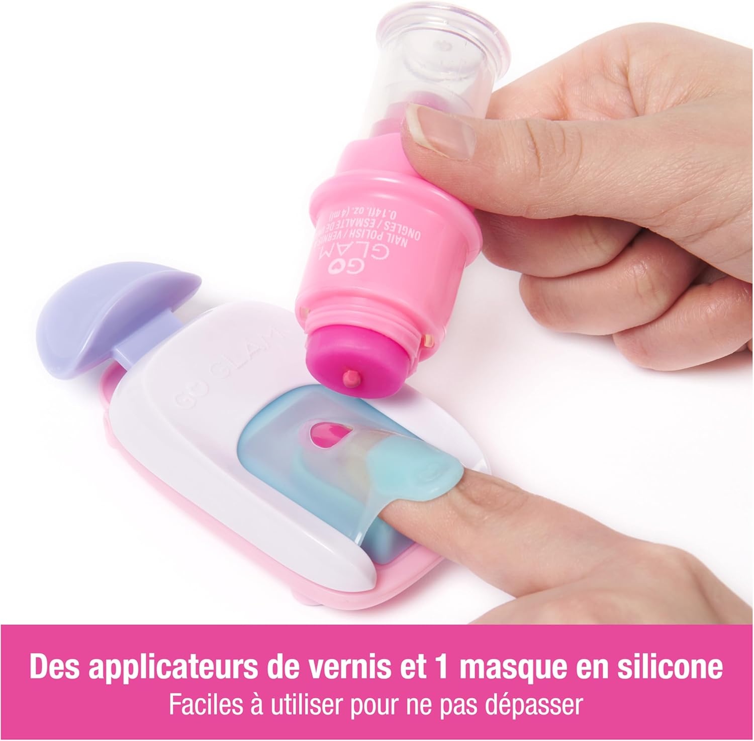 Detalle de Cool Maker Go Glam Nail Studio : machine à manucure pour enfants (kit loisirs créatifs, motifs et 200 ongles)