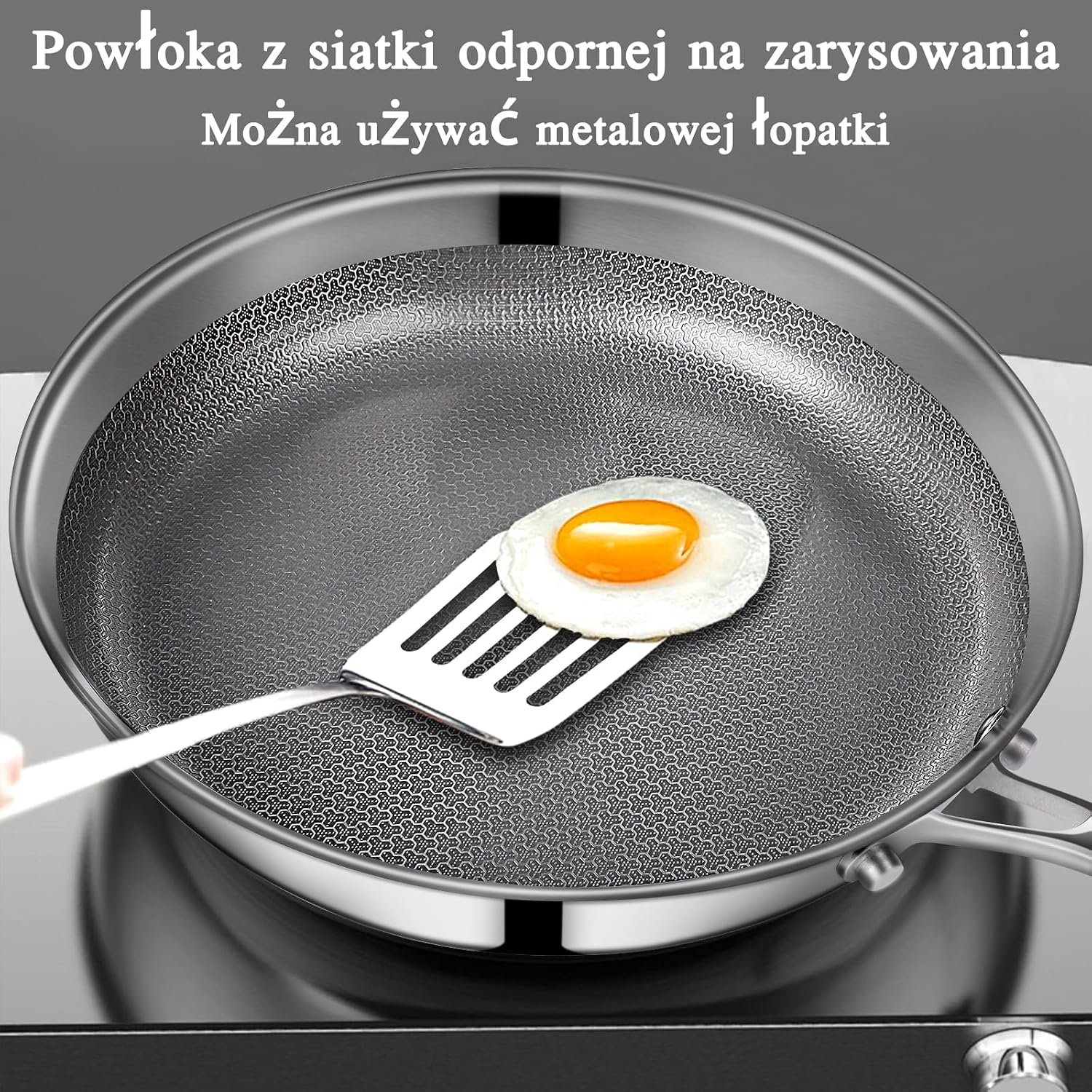 Thumbnail 6 de GiPP LSH-JPK – patelnia ze stali nierdzewnej 26 cm, potrójna warstwa