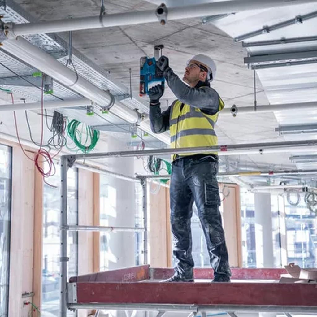 Thumbnail 4 de Bosch Professional 18V System perforateur sans-fil GBH 18V-22 (SDS Plus) avec GDE 18V-12 et L-BOXX