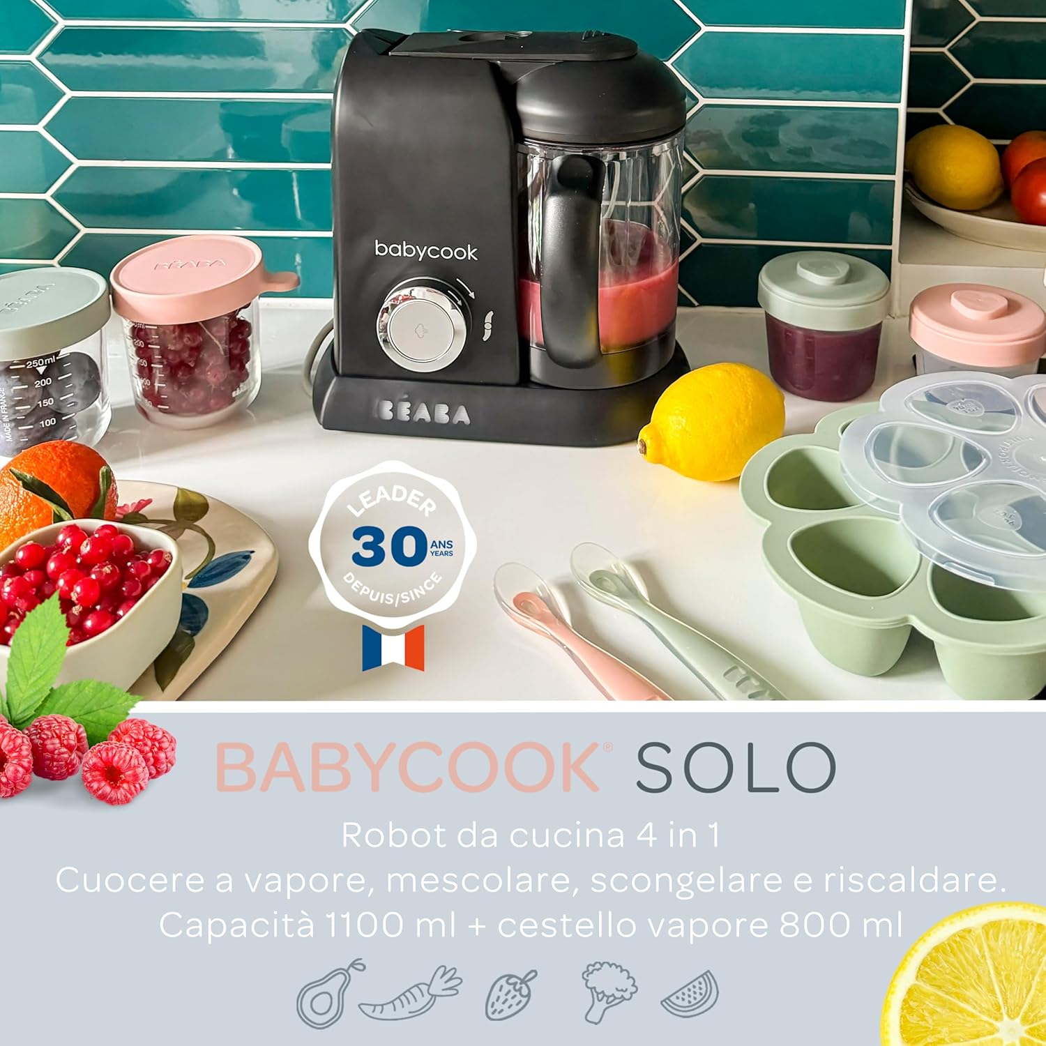 Thumbnail 1 de BÉABA Babycook Solo: robot 4 in 1 per pappe migliori e cucine rapide