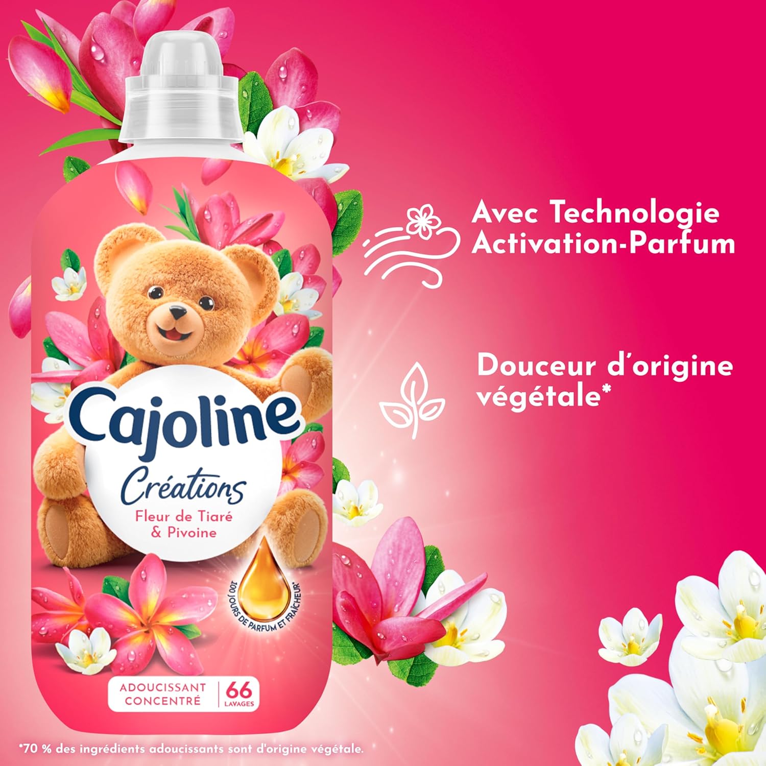 Thumbnail 4 de Cajoline Fleur de la Tiaré & Pivoine assouplissant 1,386 L