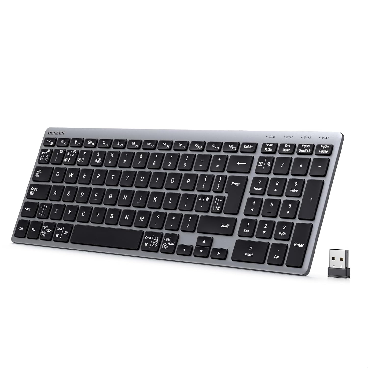 Detalle de UGREEN Wireless Keyboard UK Layout