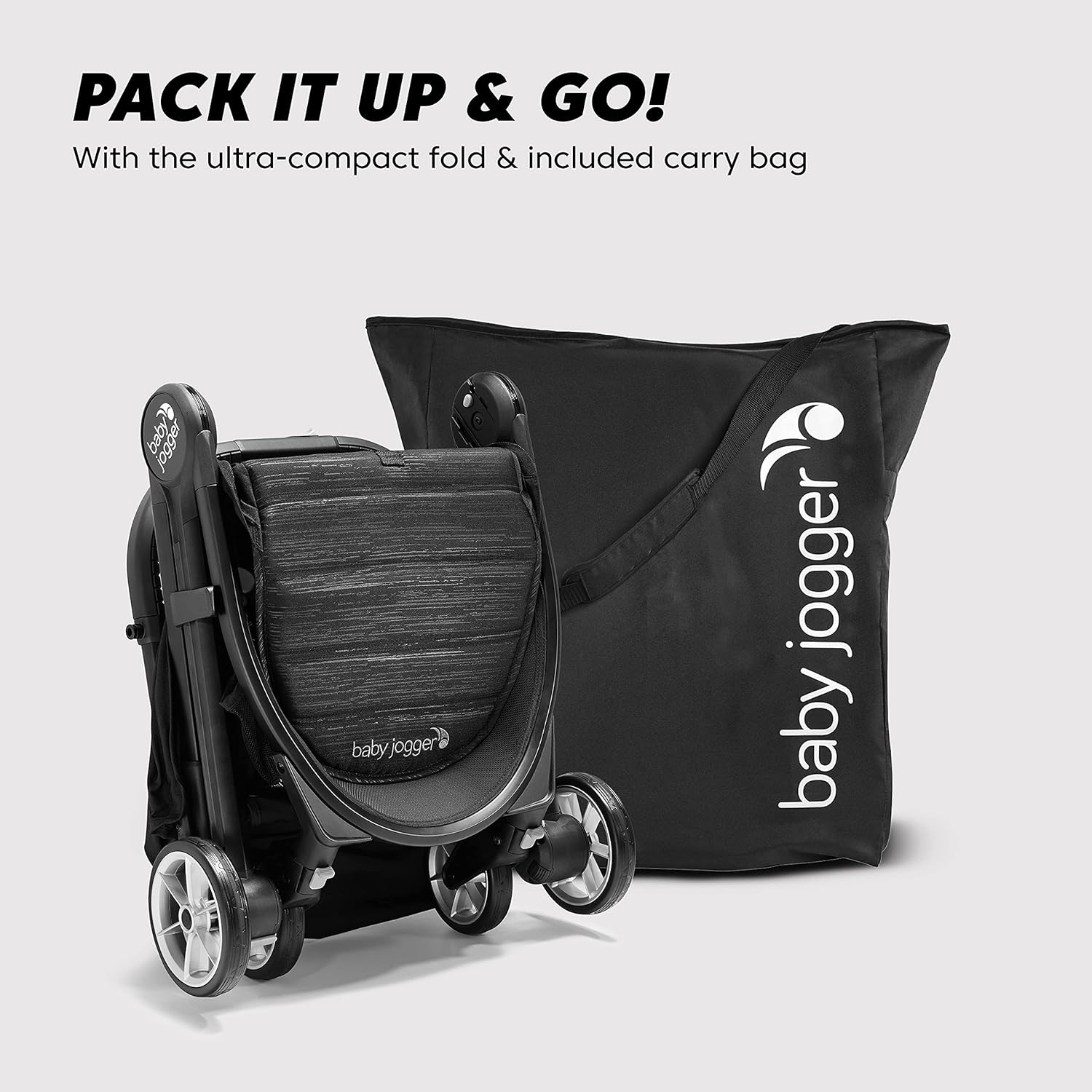 Detalle 1 de Baby Jogger City Tour 2 Travel Stroller Shadow Grey