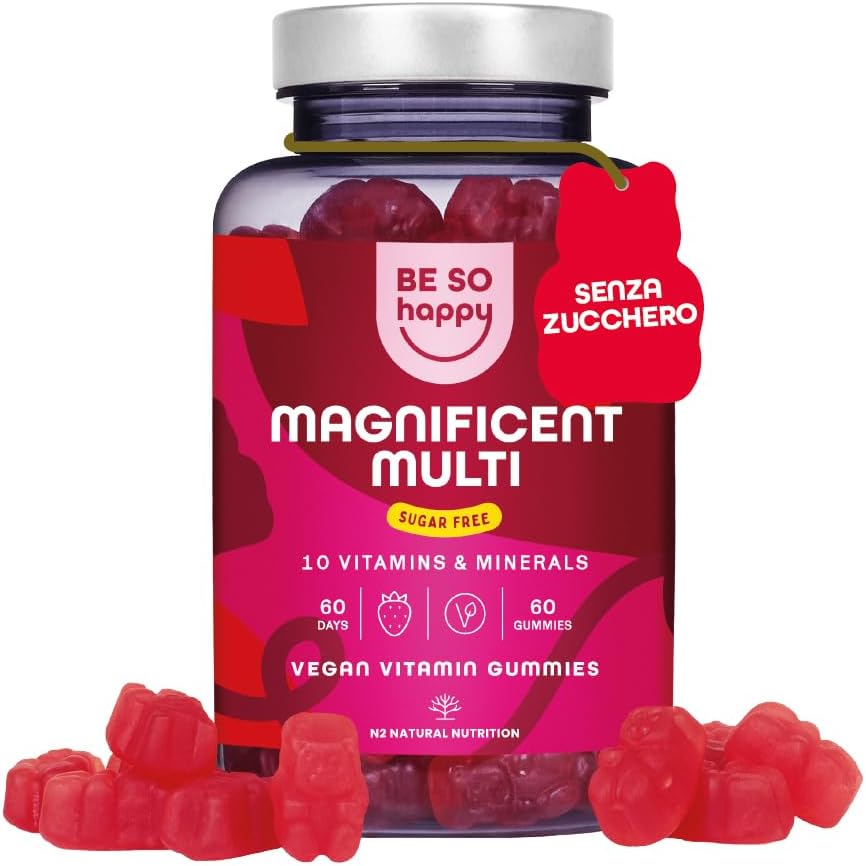 Detalle de Be So Happy Multivitaminico Completo 13 vitamine e minerali 🍬