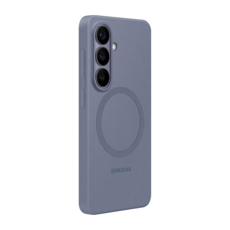Detalle de Funda magnética Samsung EF-ES942CVEGWW para Galaxy S26 de silicona antib golpes (azul violeta)