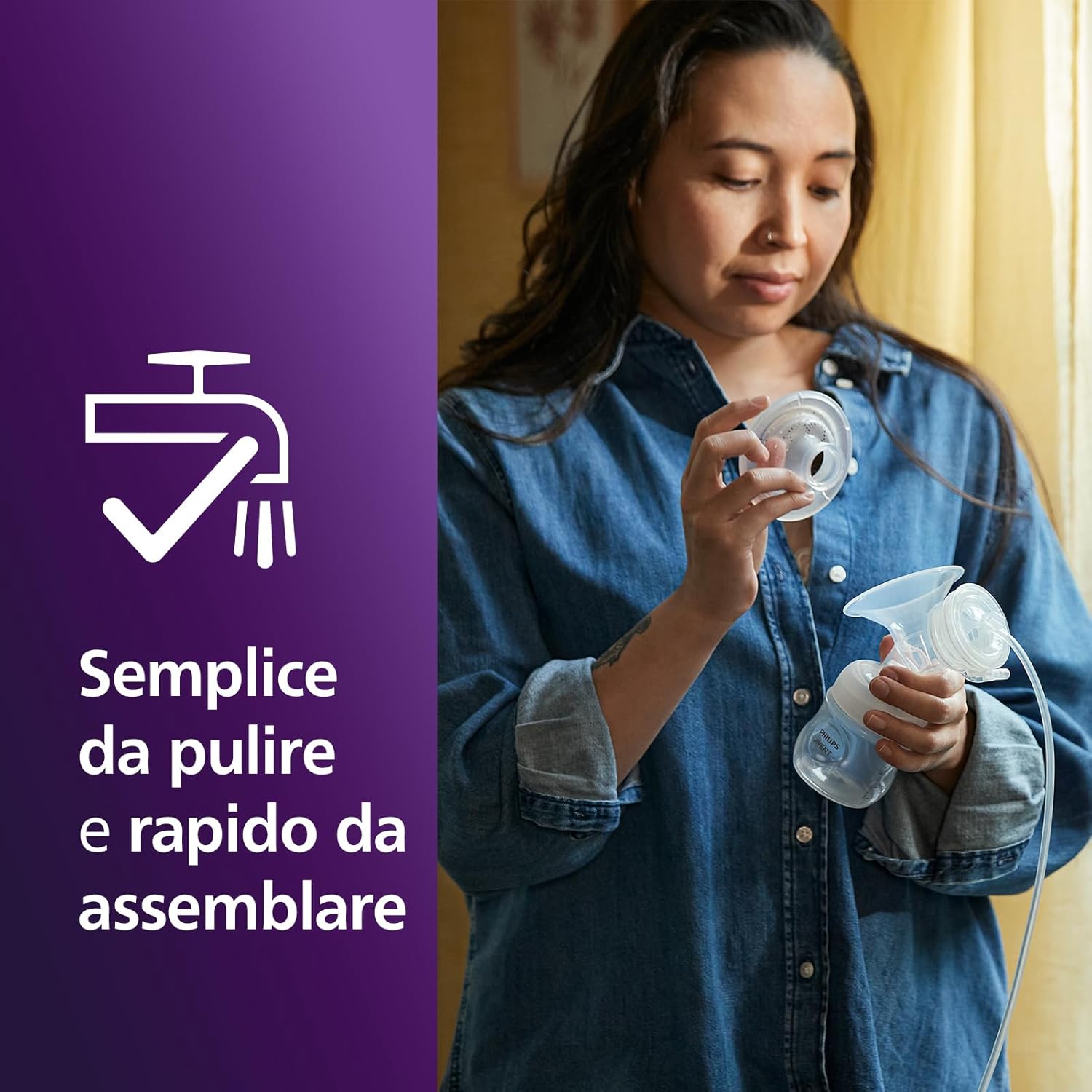 Detalle de Philips Avent SCD340/31 set allattamento con tiralatte elettrico