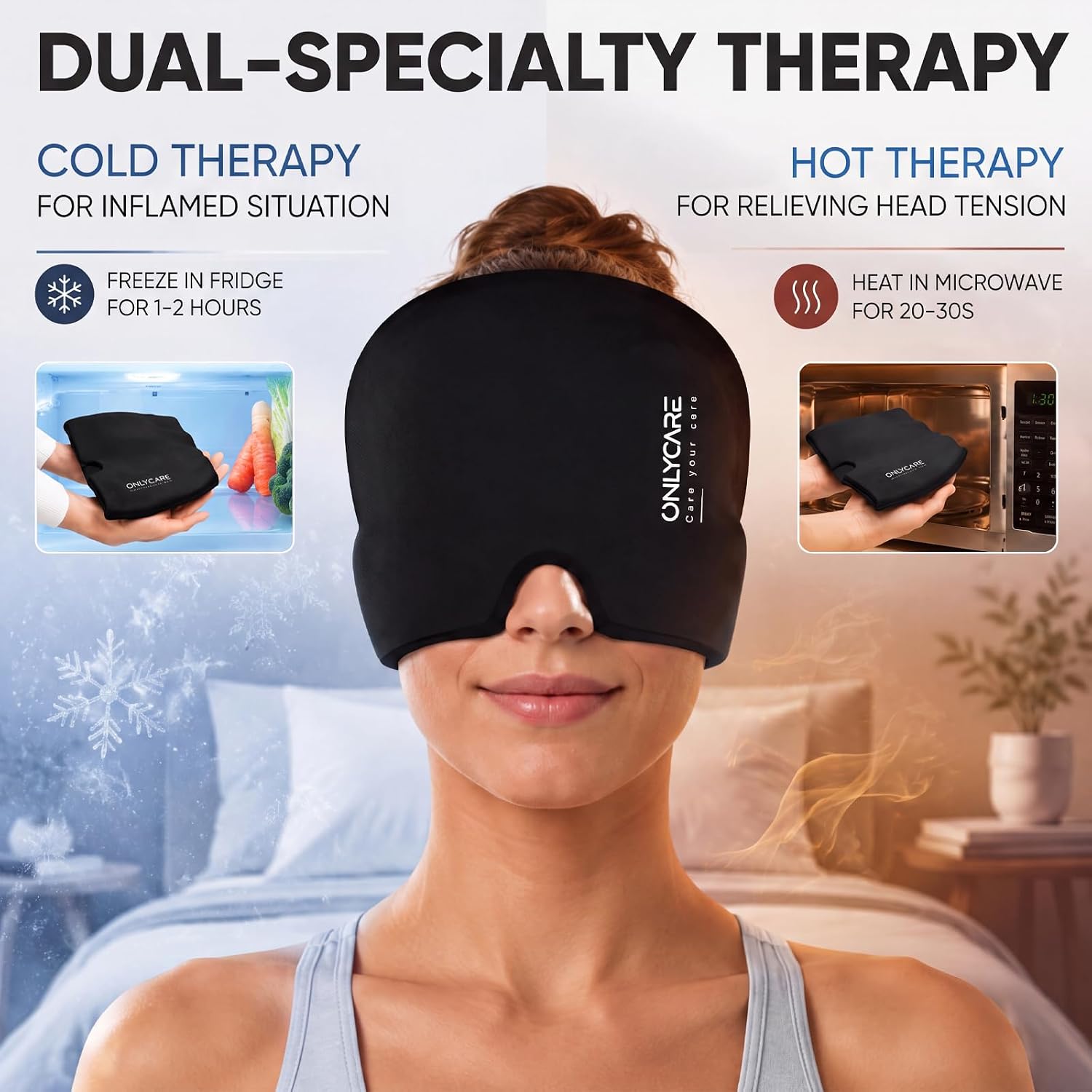 Thumbnail 1 de ONLYCARE Migraine Relief Cap ⚙