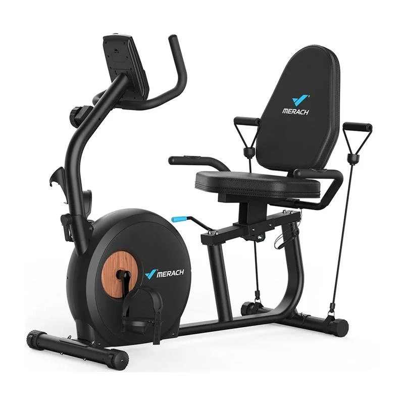 Detalle de Bicicleta Recumbente MERACH MR-S23B1: 8 niveles magnéticos y Bluetooth