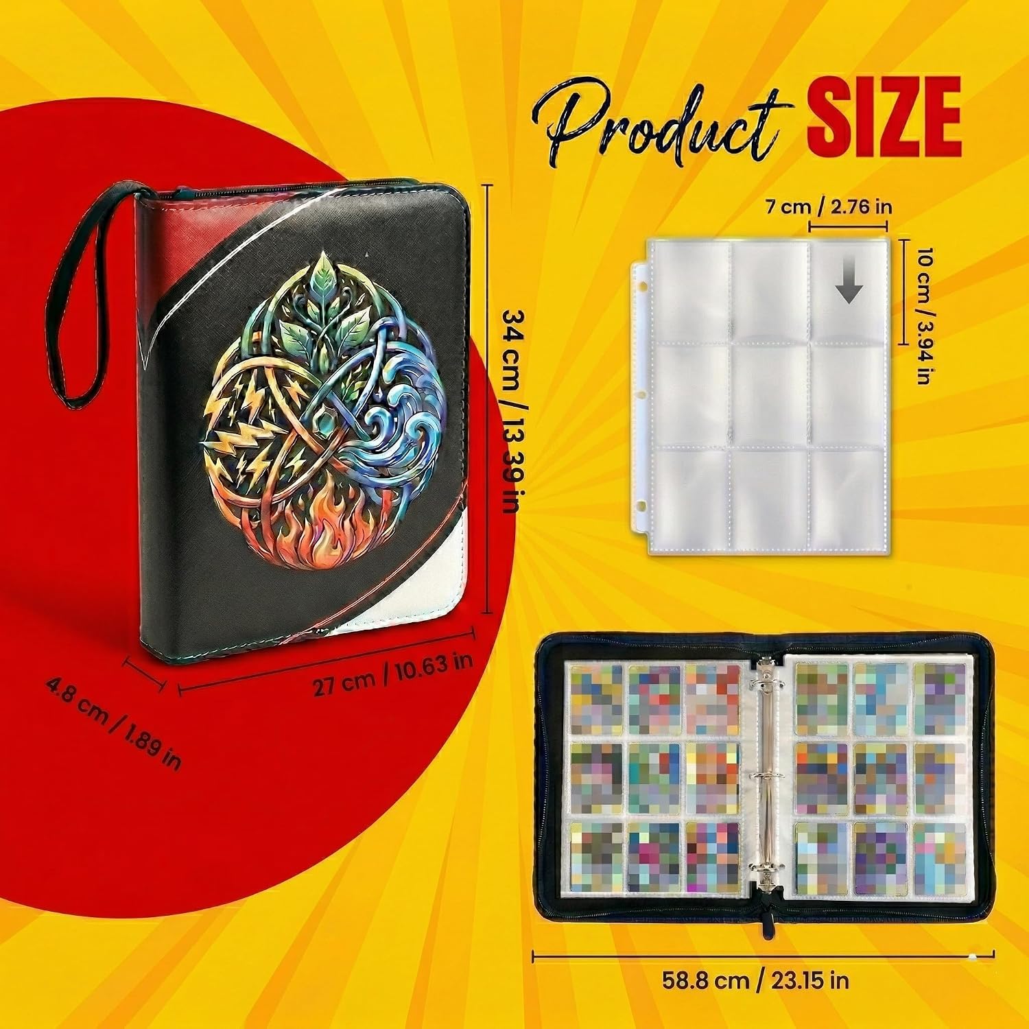 Thumbnail 1 de KORVORIA Album Porta Carte: 900 Carte, Protezione e Praticità per Collezionisti e Giovani
