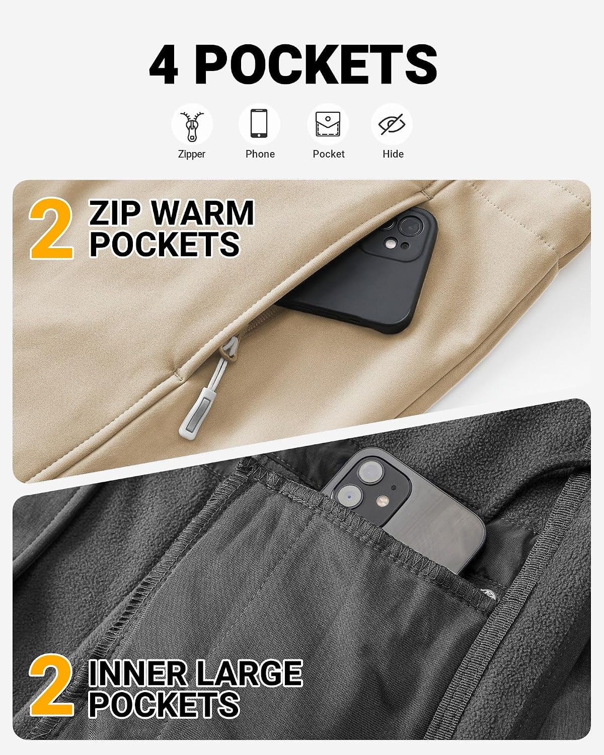 Detalle 1 de Softshell Regenjacke Damen mit 8000 mm