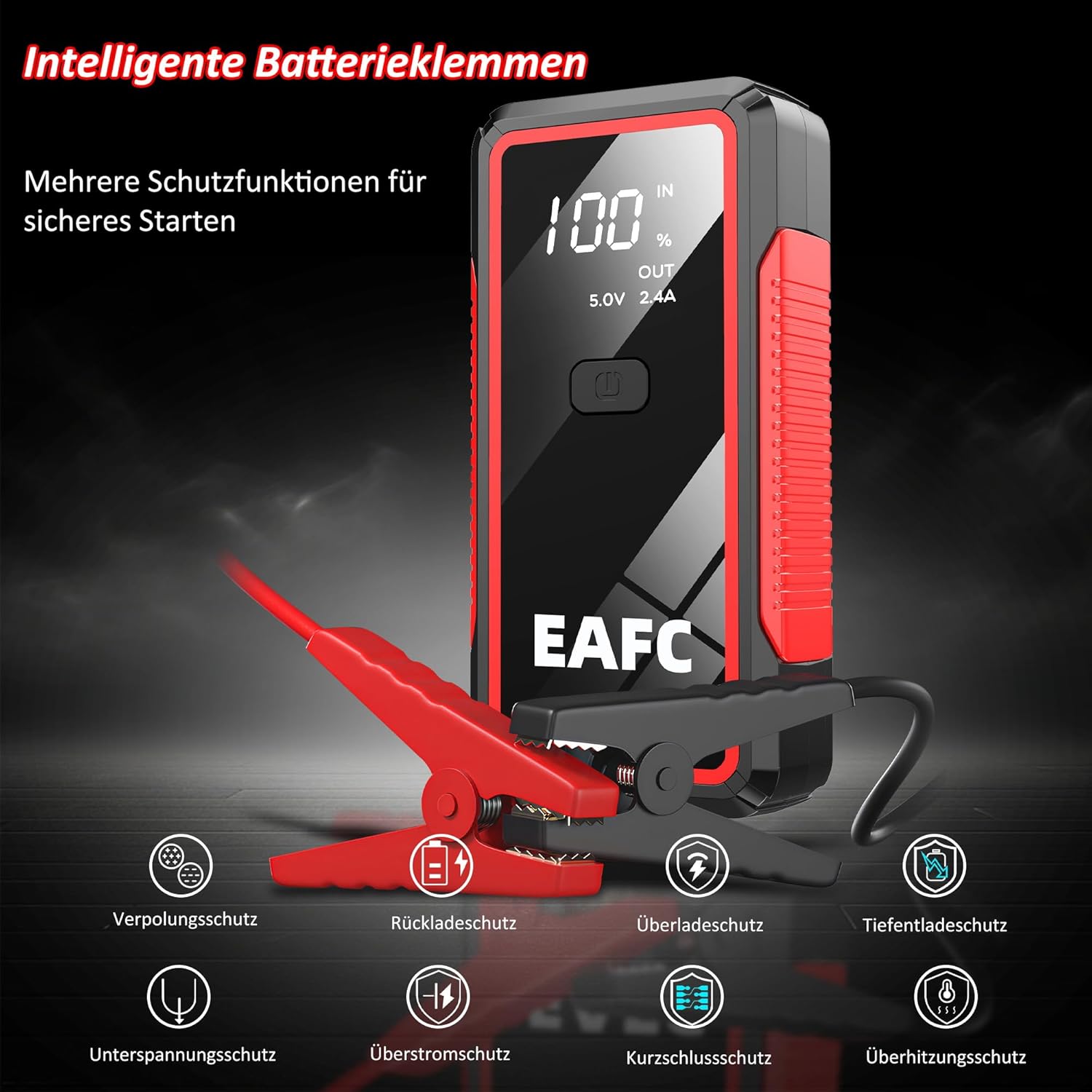 Detalle de EAFC EAFC 5000A jump starter 2000A