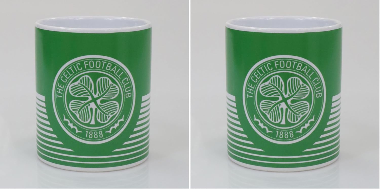 Detalle 1 de FOCO Officially Licensed Celtic FC Linea Mug – 11 oz
