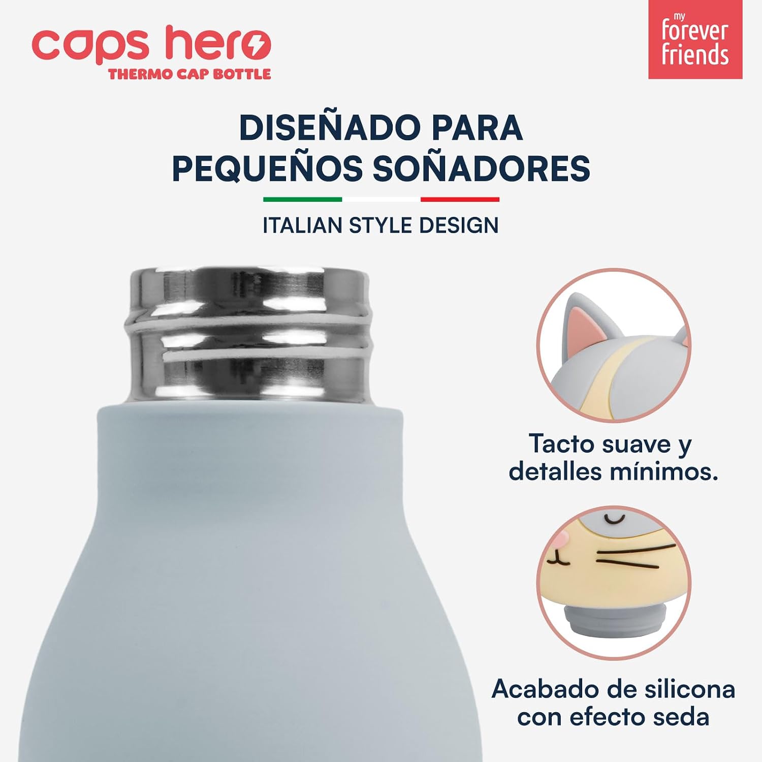 Thumbnail 2 de CapsHero Botella infantil Cat Cleo 520ml
