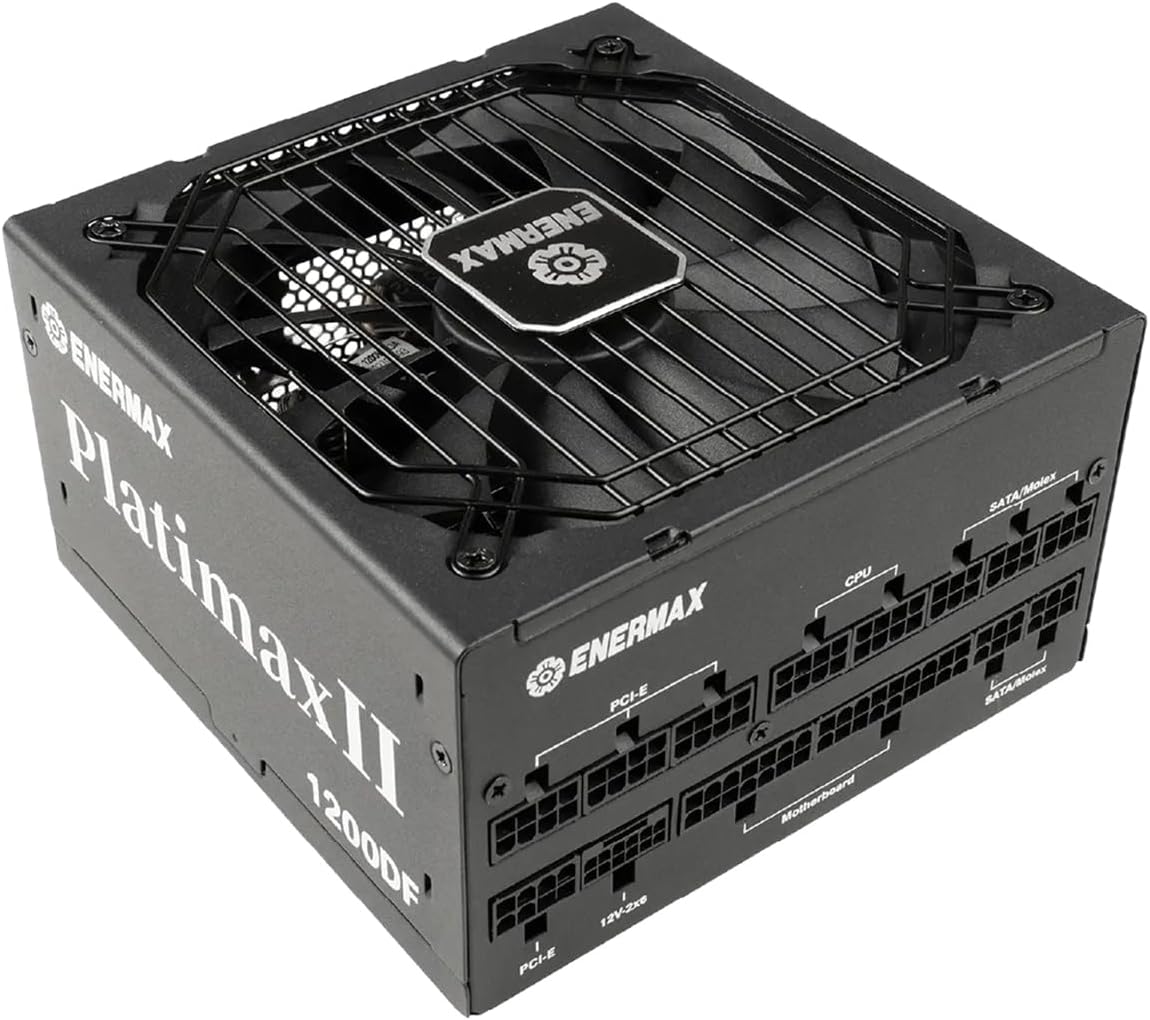 Detalle de Enermax PLATIMAXII 1200DF Black – zasilacz 1200 W ATX 3.1, PCIe 5.1