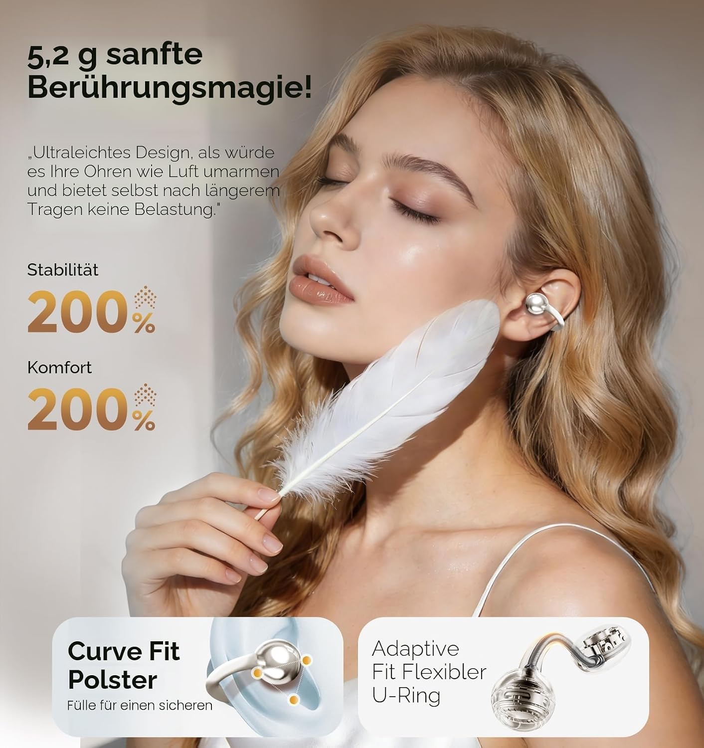 Thumbnail 3 de King Lucky Open-Ear Bluetooth 6.0 Clip 50 h