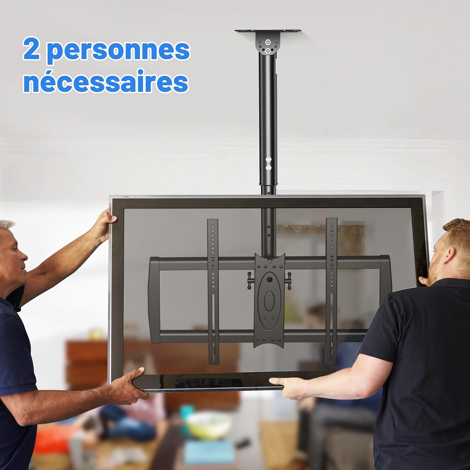 Thumbnail 6 de XINLEI MC61A plafondbeugel voor tv’s van 37 tot 75 inch, verstelbaar
