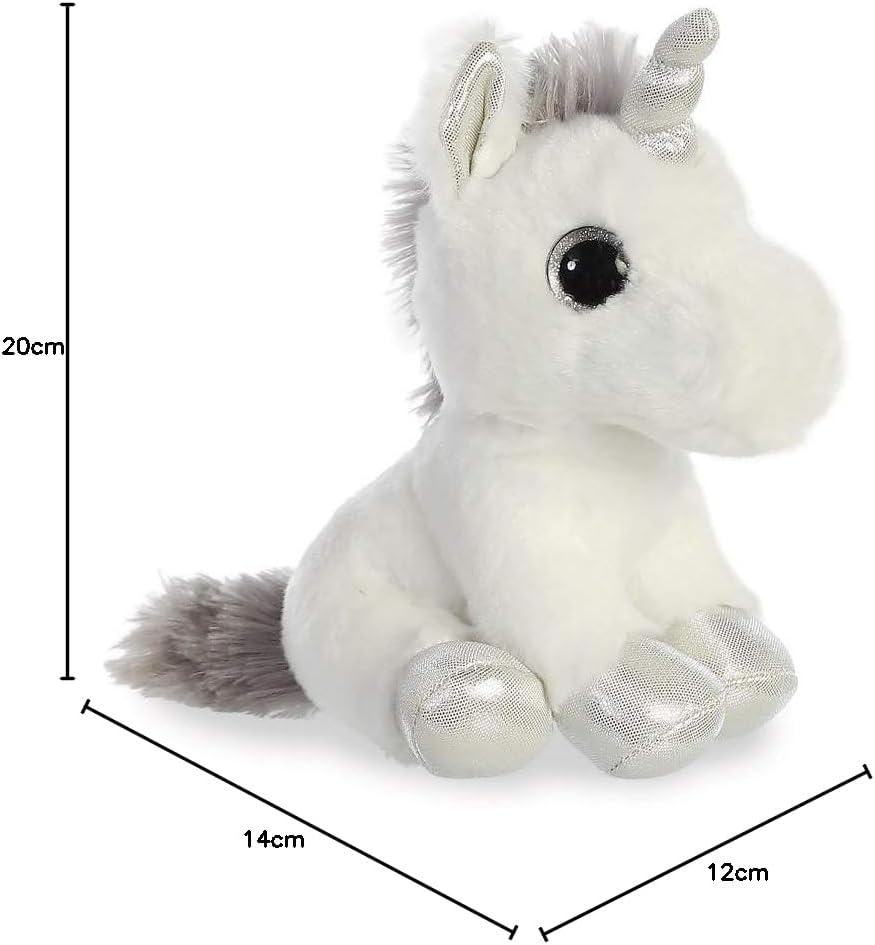 Detalle 2 de Aurora Sparkle Unicorn soft toy 7 in