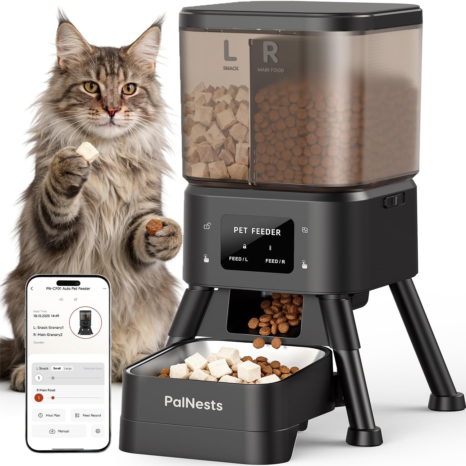 Distributeur de croquettes connecté 4L