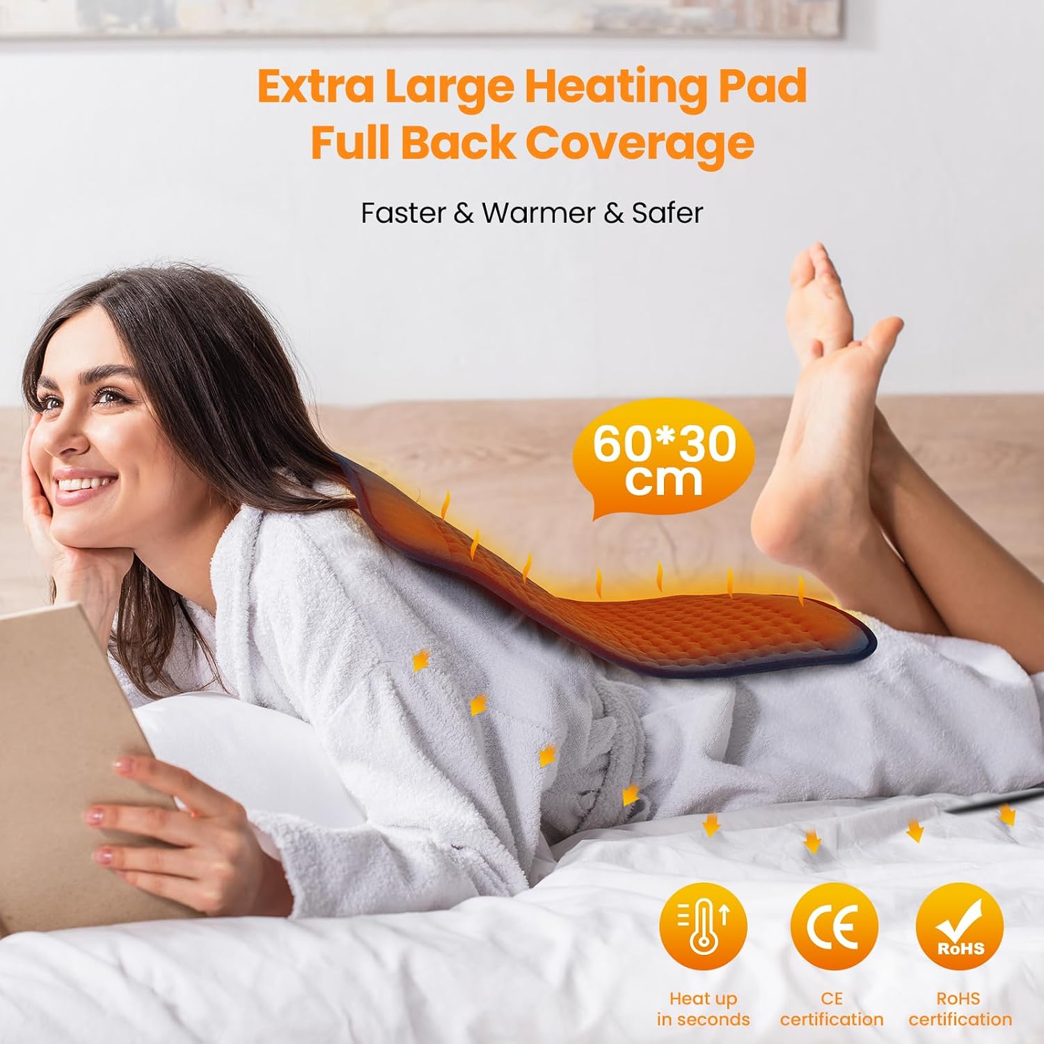 Thumbnail 1 de MYCARBON Coussin chauffant 30x60cm