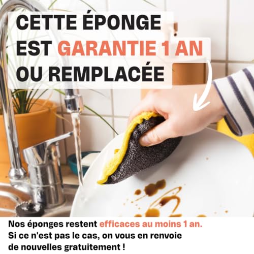 Thumbnail 1 de INGA Éponges Durables 4 Éponges - Réutilisables et Lavables, Sans Rayer