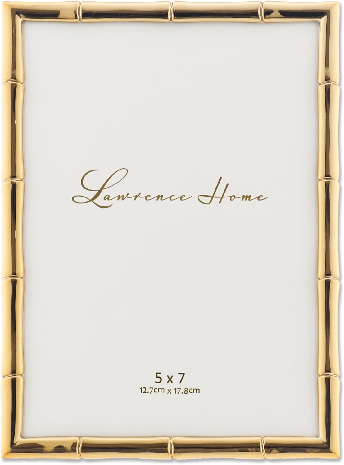 Thumbnail 6 de Lawrence Frames Bamboo Design Metal Frame, 8x10 with 5x7 Mat (Gold)