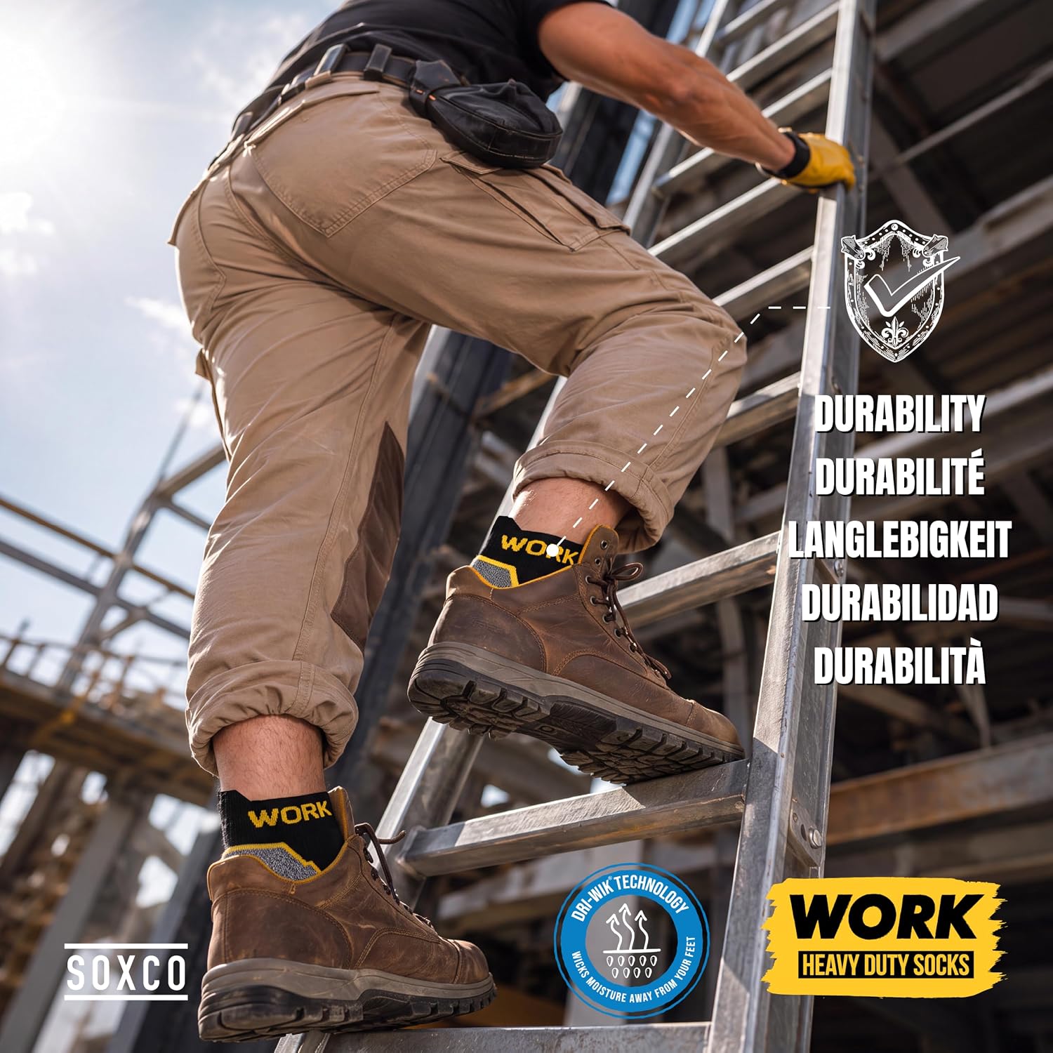 Thumbnail 4 de SOXCO WORK Socks 10 paia calze lavoro corte
