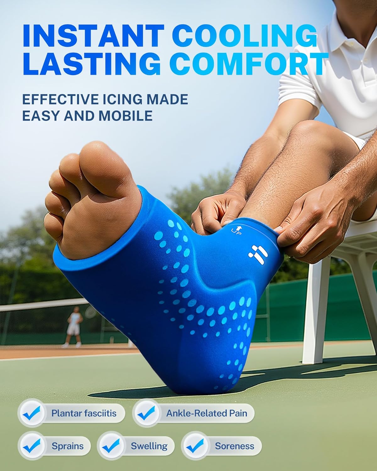 Thumbnail 4 de Fitomo Ankle Ice Pack Wrap review: targeted cold and heat therapy for sprains, plantar fasciitis and more
