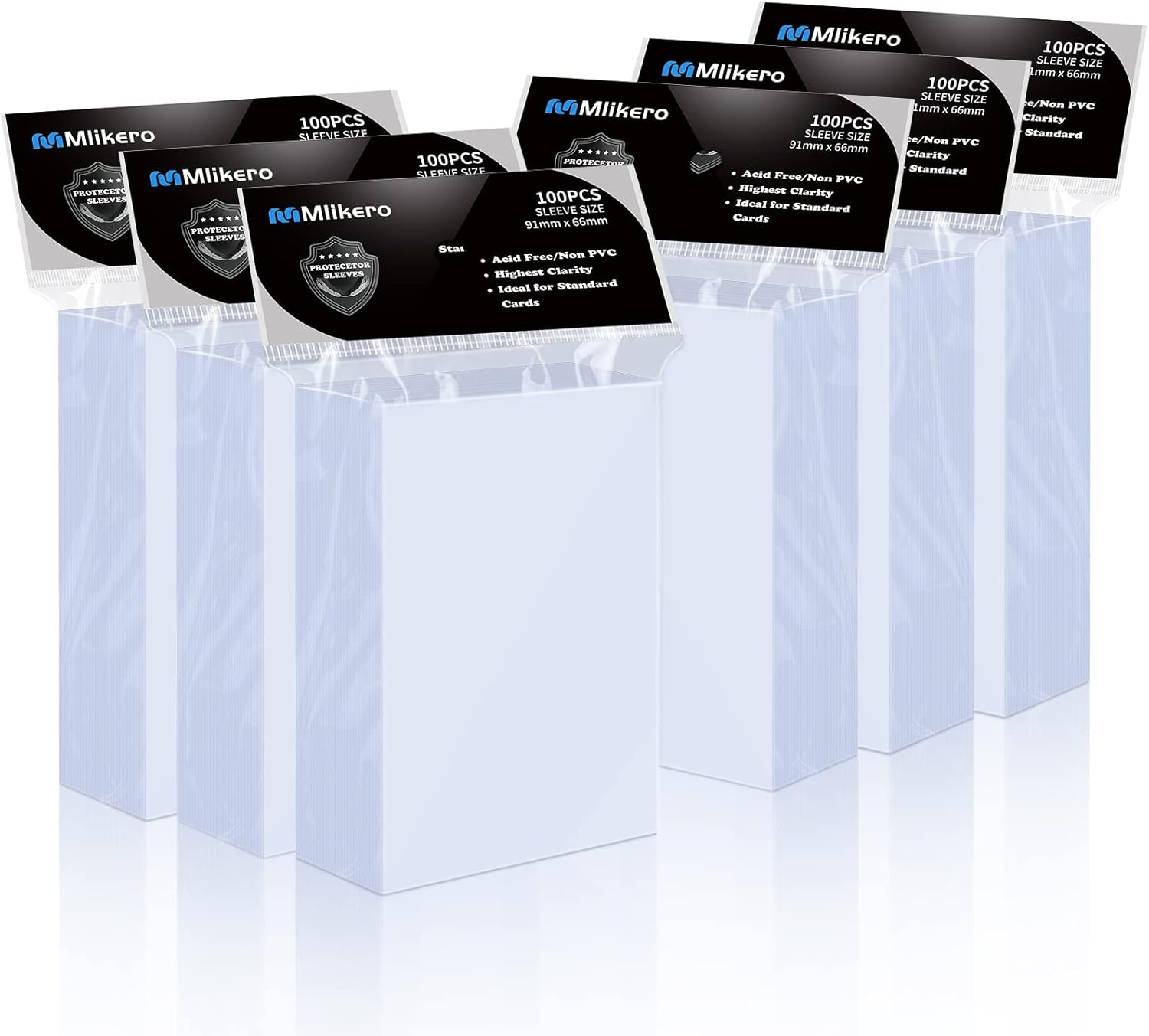 Mlikero 600 Count Card Sleeves 600 pcs