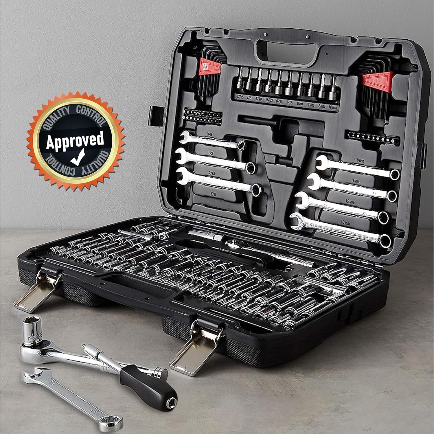 Thumbnail 6 de Amazon Basics Mechanic's Socket Set - 145-Piece