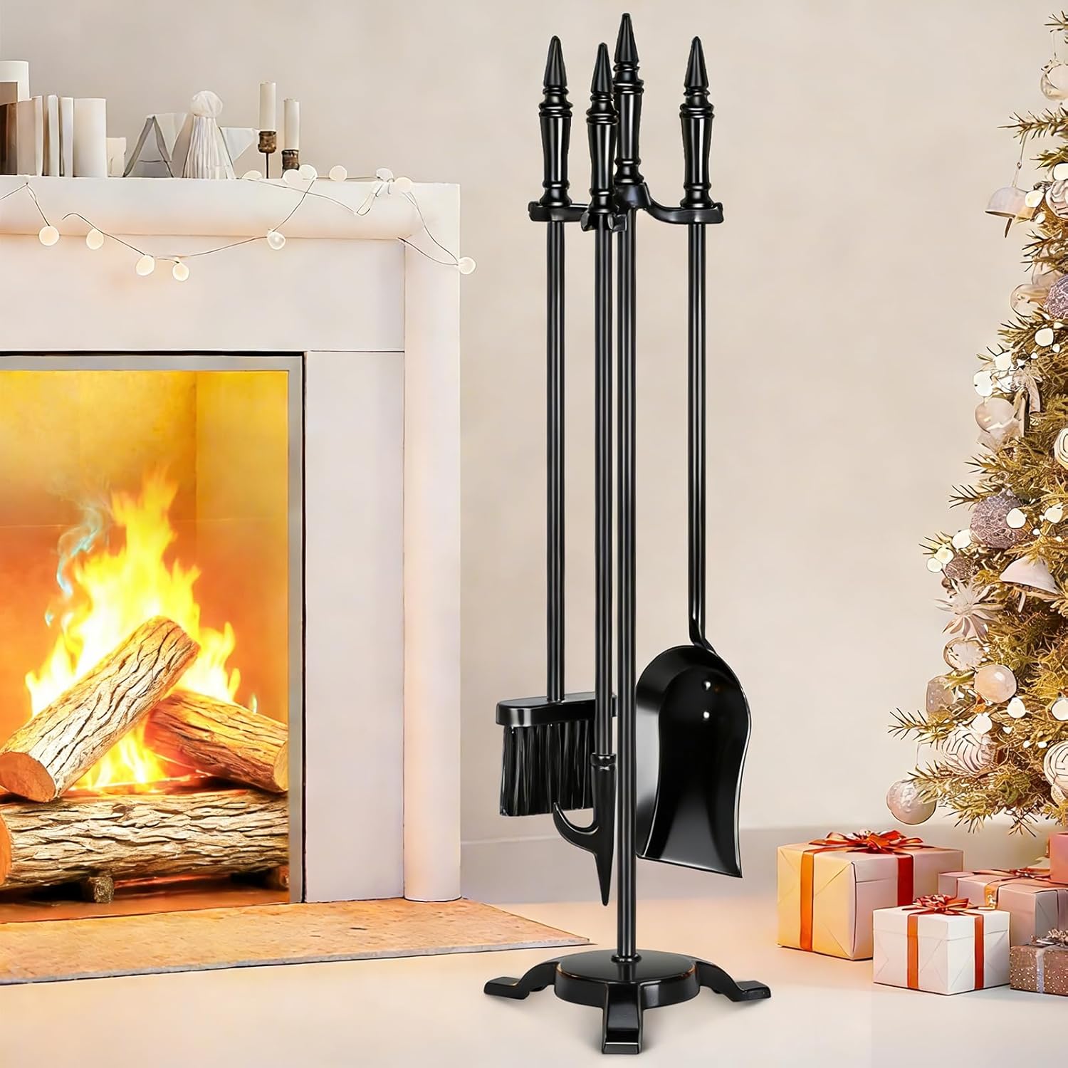 FEED GARDEN Fireplace Tools Set 31 Inch