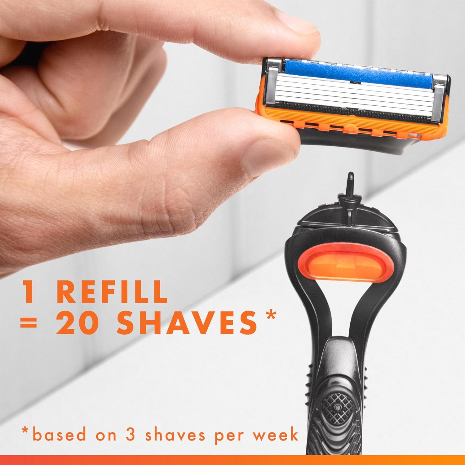 Thumbnail 5 de Gillette Fusion5 ProGlide 12-Blade Refill Pack