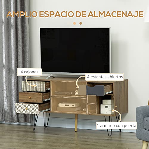Thumbnail 2 de HOMCOM Mueble de TV 4 Cajones 🛋️ para Televisor hasta 50"