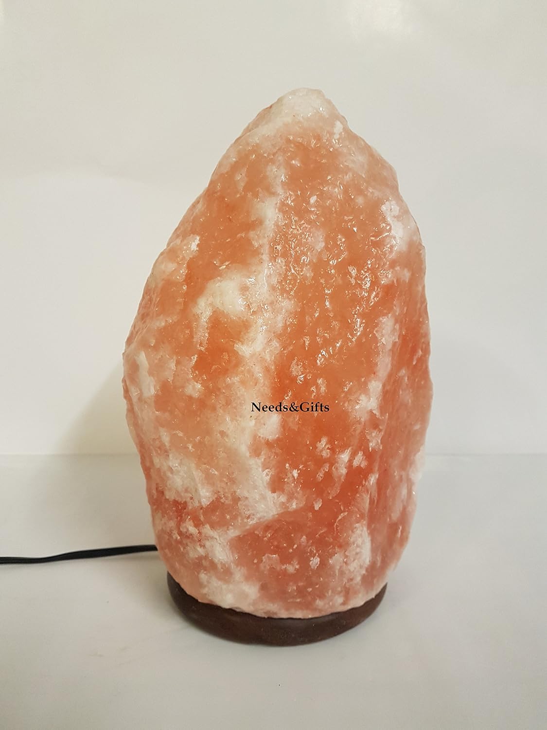 Detalle de Needs&Gifts 2-3 kg Himalayan Crystal Salt Lamp — Natural Rock Salt Lamp with UK Plug