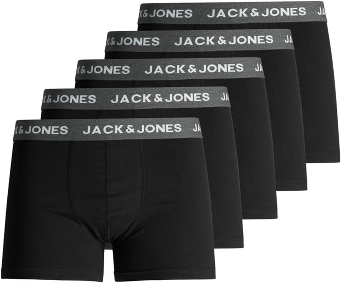 Detalle de JACK & JONES Male Trunks 5er-Pack Herrenunterwäsche XS–XXL