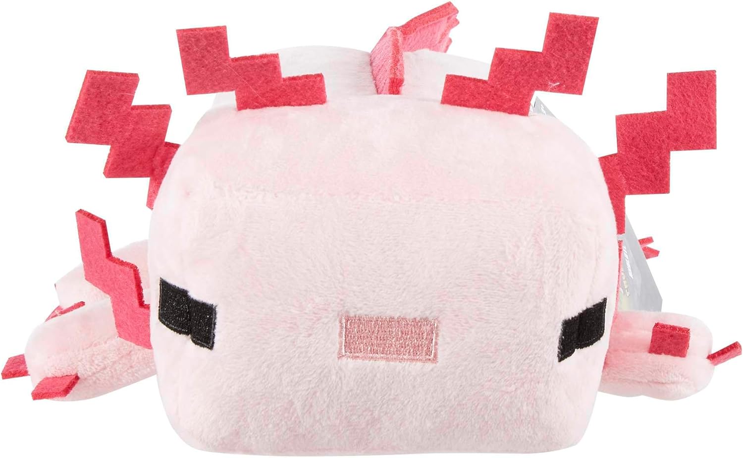 Detalle de Mattel Minecraft Axolotl Plüschfigur – ca. 21 cm, weich, Sammelobjekt für Fans ab 3 Jahren