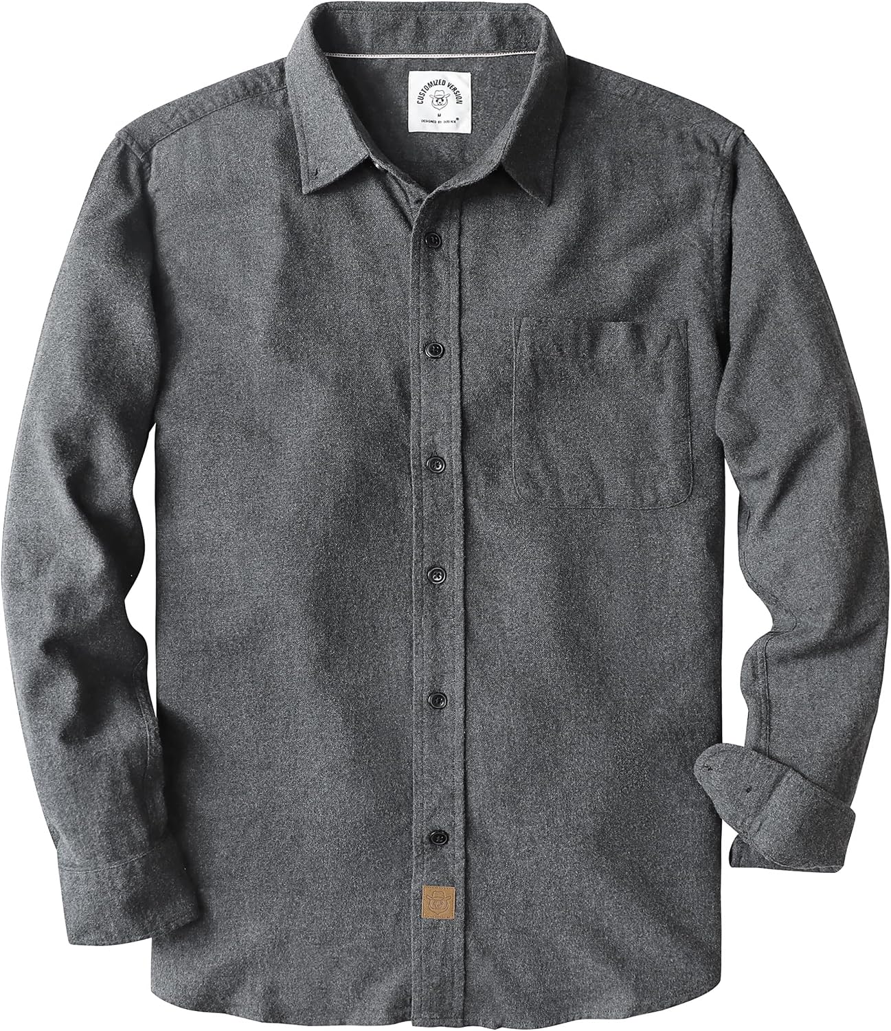 Detalle de Dubinik Flanellhemd Herren 6 oz kariert