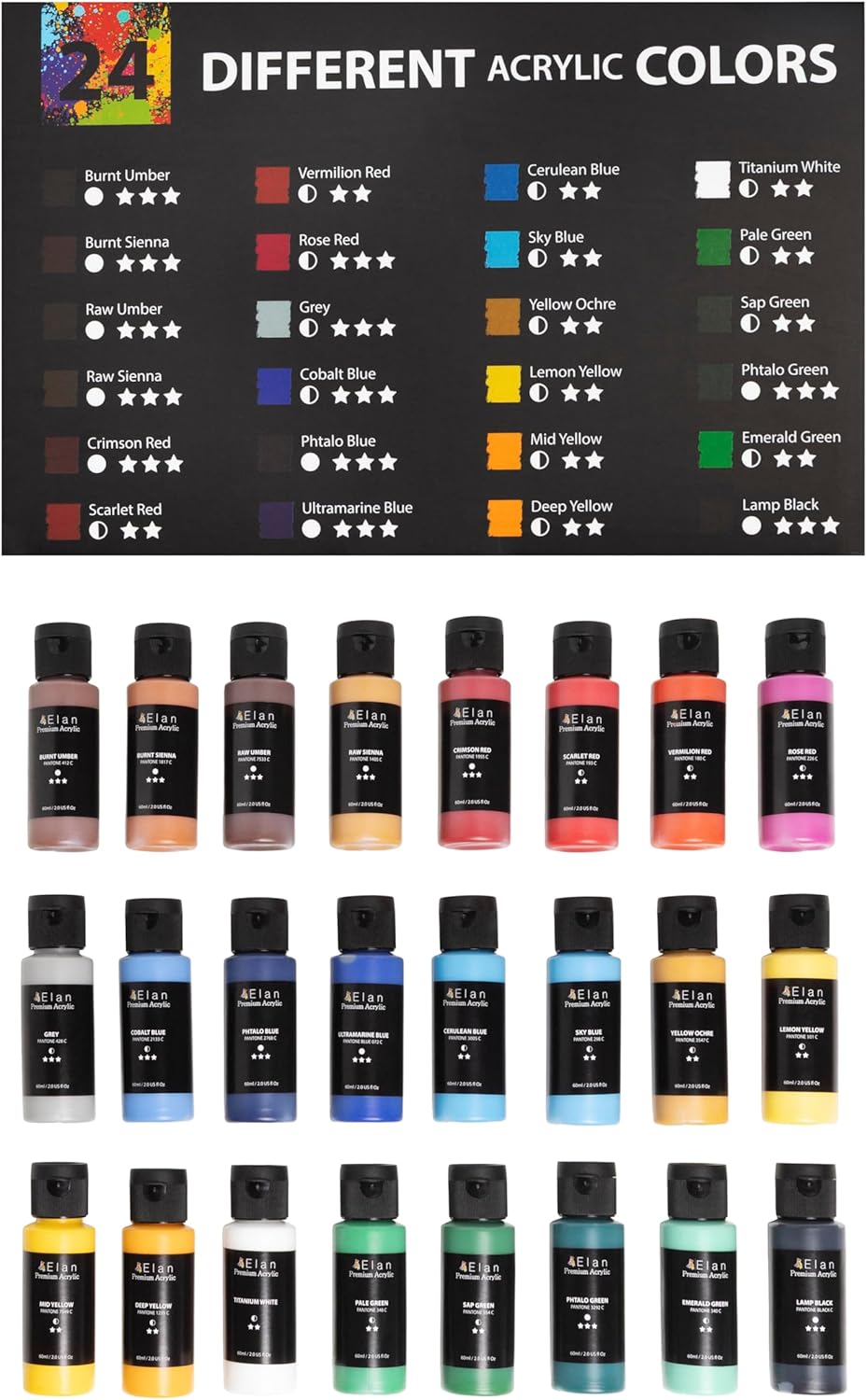 Thumbnail 6 de Elan Peinture à l'Huile 24 x 12 ml 🎨