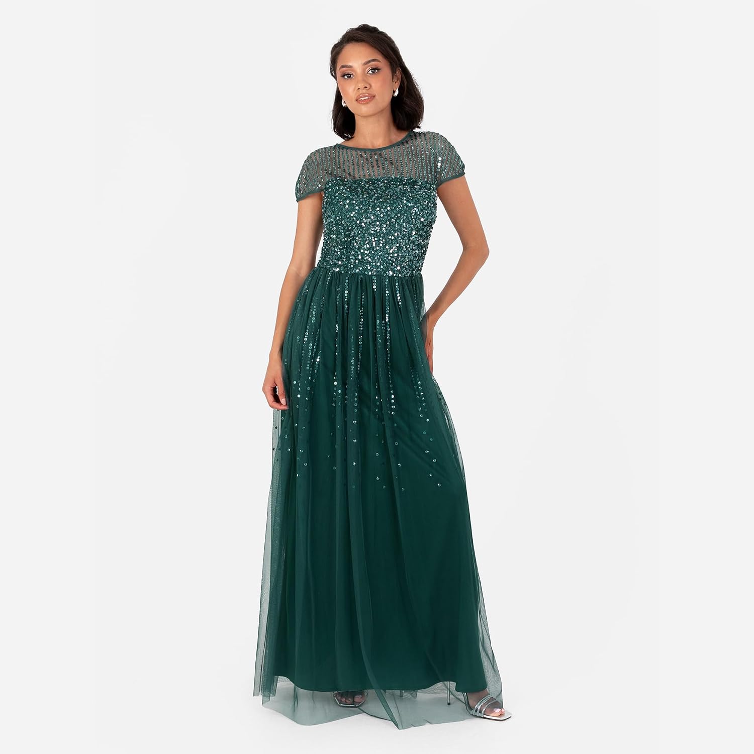 Thumbnail 6 de Maya Deluxe Damen Maxi Kleid 12 Größen