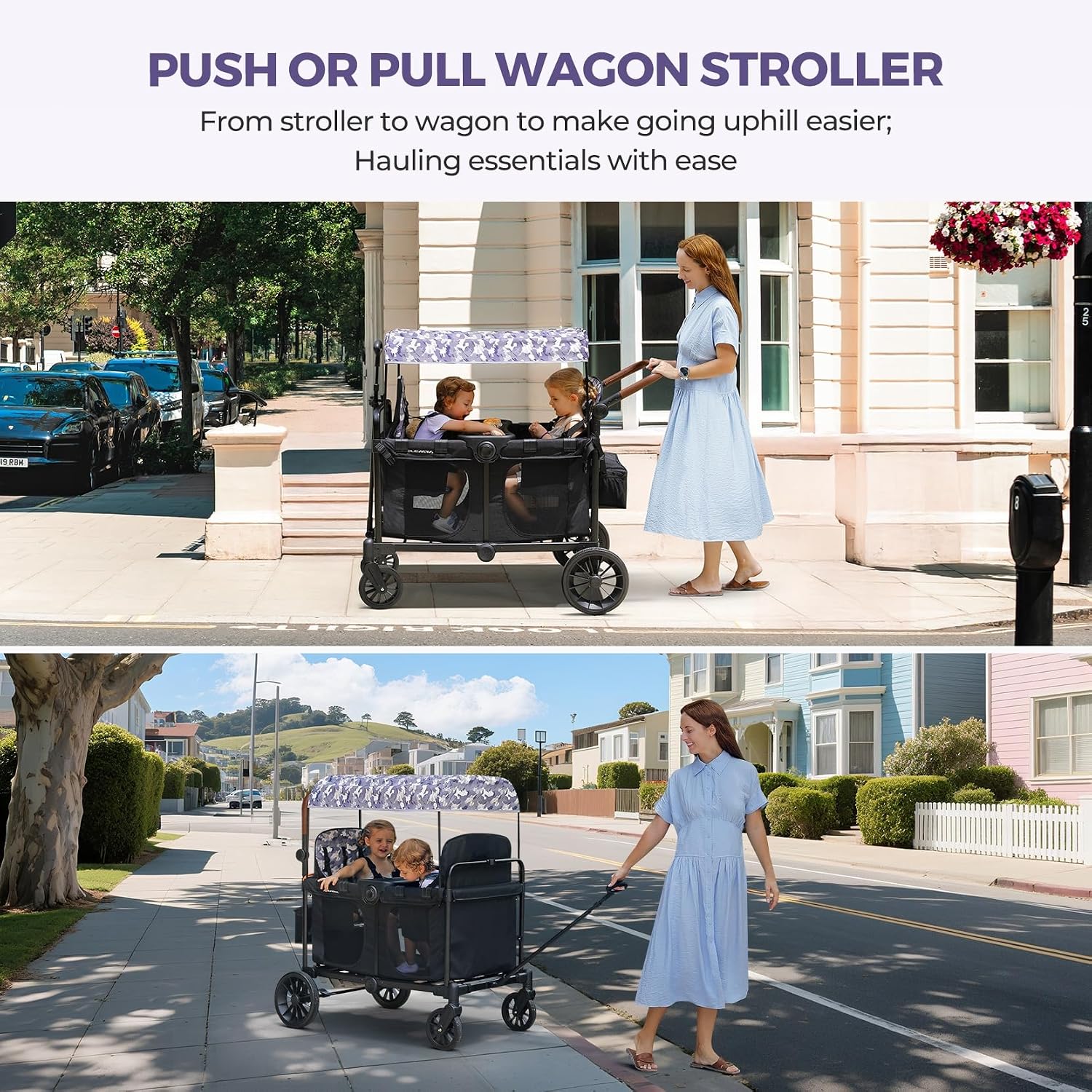 Detalle 1 de ELEMARA 4-seat stroller wagon